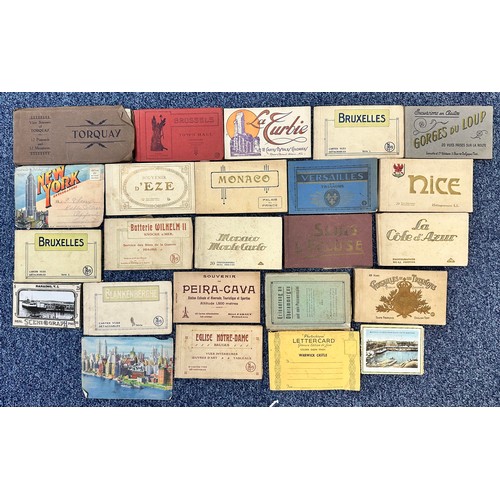 263 - A collection of postcards with souvenir sets (21), range of topographical and artist card (70) with ... 