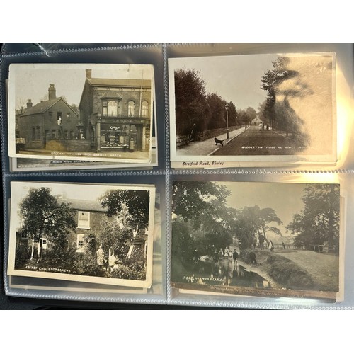 264 - Postcards - Birmingham (108), really lovely collection in an album with many RPs, some comic, with t... 