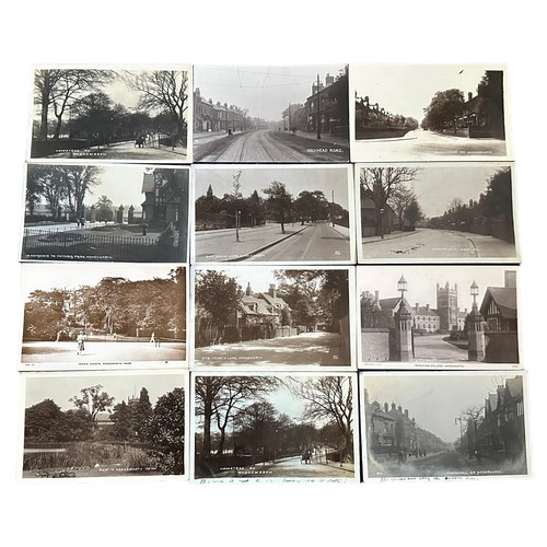 269 - Postcards - Birmingham - Handsworth & Lozells (88), mostly RPs with street scenes, trams, park, incl... 