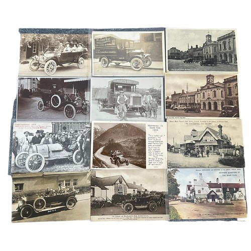 279 - Postcards - Transport / Motoring (37) with good range of Rps including Royal Mail van, Edwards Broth... 