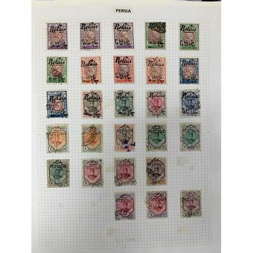 51 - Iran / Persia, 1885-1954 very useful collection in well-filled album, including; 1885 vals to 5k U, ... 