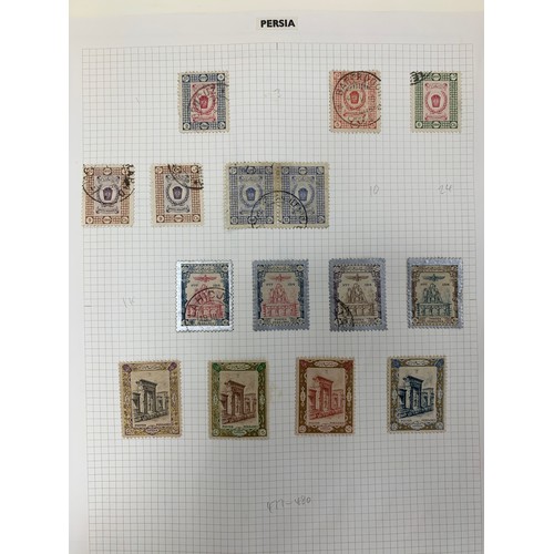 51 - Iran / Persia, 1885-1954 very useful collection in well-filled album, including; 1885 vals to 5k U, ... 