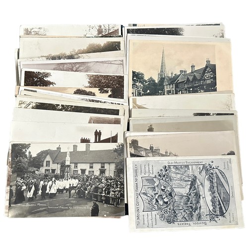 288 - Postcards - Solihull and surrounding area (42), many RP street scenes with Dorridge, Knowle, Olton, ... 