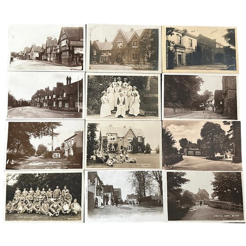 288 - Postcards - Solihull and surrounding area (42), many RP street scenes with Dorridge, Knowle, Olton, ... 