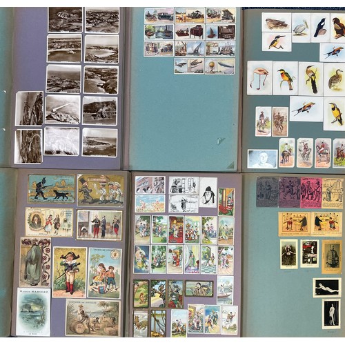 307 - Cigarette Cards. Mixed lot of mainly foreign cards in six scrap albums, Chinese, Far East Siamese 14... 