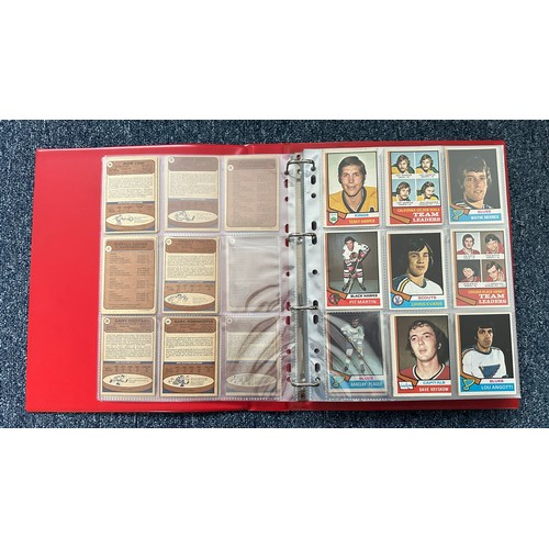 389 - Topps 1974 Ice Hockey cards 1 to 298 missing cards 9, 13, 15, 18, 22, 25, 26, 31, 34, 37, 38, 40, 43... 