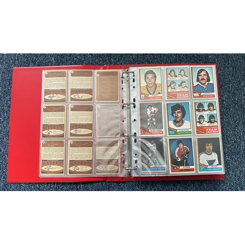 389 - Topps 1974 Ice Hockey cards 1 to 298 missing cards 9, 13, 15, 18, 22, 25, 26, 31, 34, 37, 38, 40, 43... 