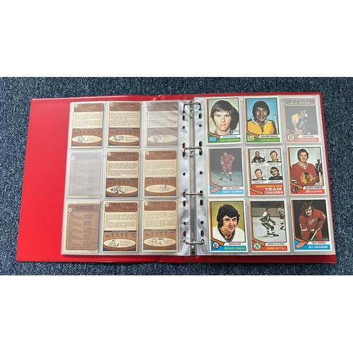 389 - Topps 1974 Ice Hockey cards 1 to 298 missing cards 9, 13, 15, 18, 22, 25, 26, 31, 34, 37, 38, 40, 43... 