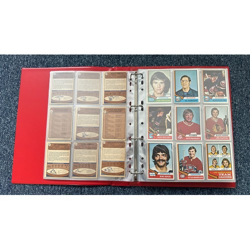 389 - Topps 1974 Ice Hockey cards 1 to 298 missing cards 9, 13, 15, 18, 22, 25, 26, 31, 34, 37, 38, 40, 43... 