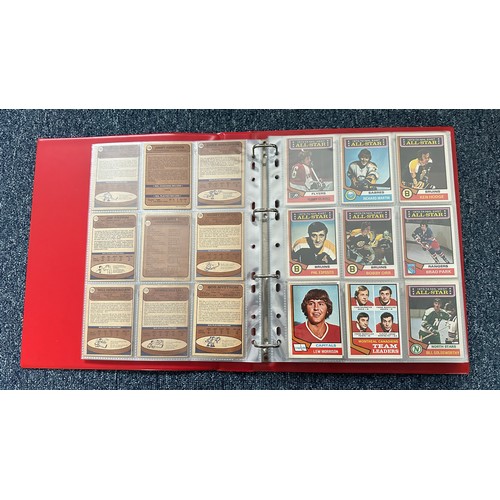 389 - Topps 1974 Ice Hockey cards 1 to 298 missing cards 9, 13, 15, 18, 22, 25, 26, 31, 34, 37, 38, 40, 43... 