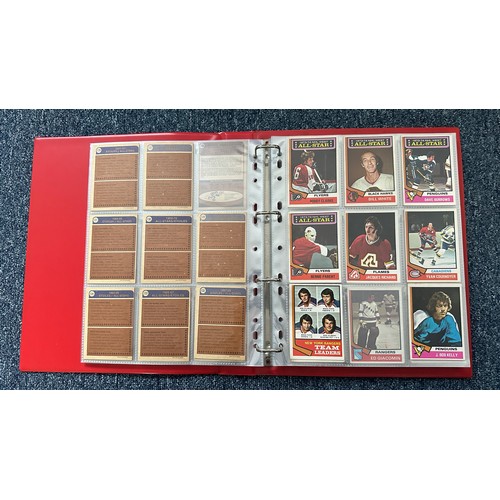 389 - Topps 1974 Ice Hockey cards 1 to 298 missing cards 9, 13, 15, 18, 22, 25, 26, 31, 34, 37, 38, 40, 43... 