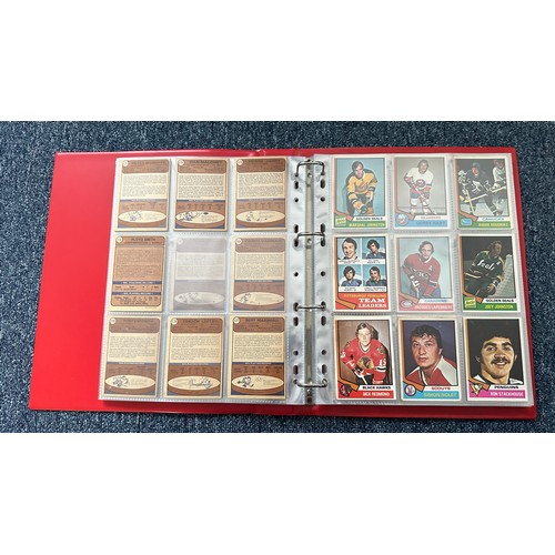 389 - Topps 1974 Ice Hockey cards 1 to 298 missing cards 9, 13, 15, 18, 22, 25, 26, 31, 34, 37, 38, 40, 43... 