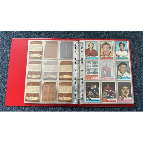 389 - Topps 1974 Ice Hockey cards 1 to 298 missing cards 9, 13, 15, 18, 22, 25, 26, 31, 34, 37, 38, 40, 43... 