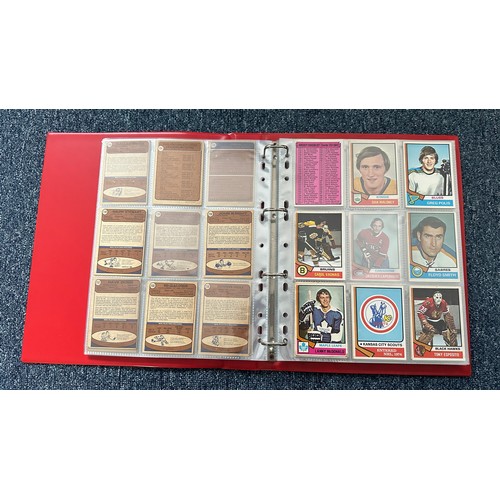 389 - Topps 1974 Ice Hockey cards 1 to 298 missing cards 9, 13, 15, 18, 22, 25, 26, 31, 34, 37, 38, 40, 43... 