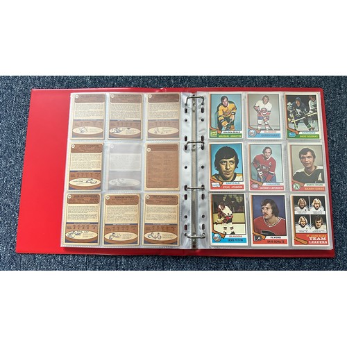 389 - Topps 1974 Ice Hockey cards 1 to 298 missing cards 9, 13, 15, 18, 22, 25, 26, 31, 34, 37, 38, 40, 43... 