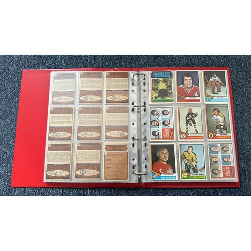 389 - Topps 1974 Ice Hockey cards 1 to 298 missing cards 9, 13, 15, 18, 22, 25, 26, 31, 34, 37, 38, 40, 43... 