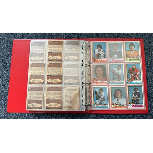 389 - Topps 1974 Ice Hockey cards 1 to 298 missing cards 9, 13, 15, 18, 22, 25, 26, 31, 34, 37, 38, 40, 43... 