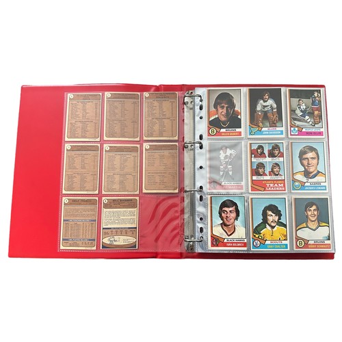 389 - Topps 1974 Ice Hockey cards 1 to 298 missing cards 9, 13, 15, 18, 22, 25, 26, 31, 34, 37, 38, 40, 43... 