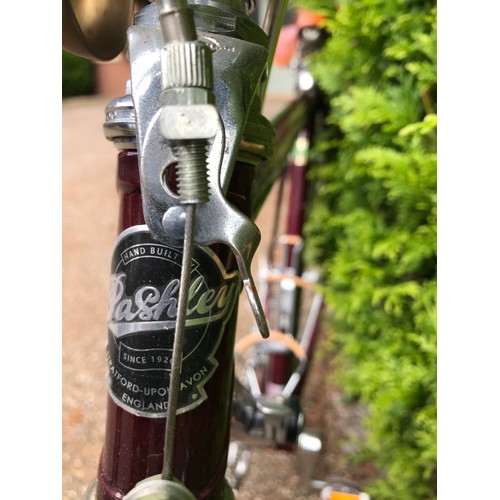 25 - Pashley Clubman bicycle in pristine condition, colour burgundy, purchased in 2011 and donated by a c... 