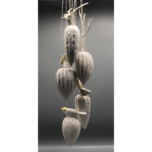 7 - “Woodland”- an exquisite sculptural piece by Wendy Campbell-Briggs. 

This artwork was hand formed i... 