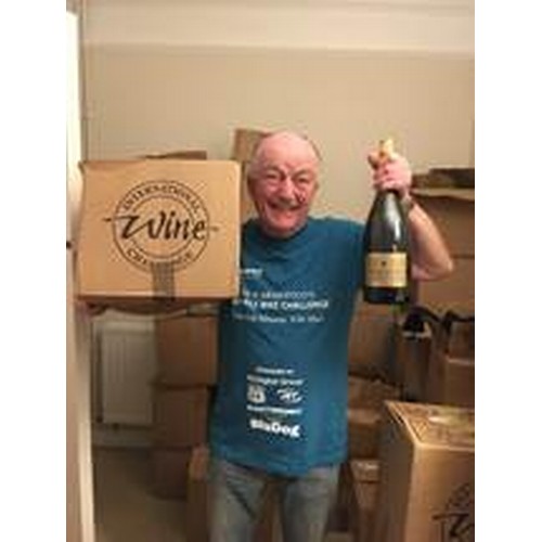 28 - A case of award-winning wines, generously donated by Oz Clarke, TV presenter, wine expert and singer... 