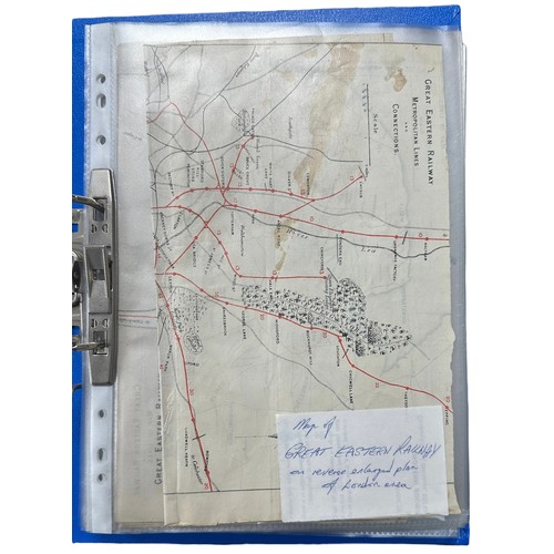 326 - Large accumulation of railway ephemera, 19th Century onwards, including maps, accident reports, shar... 