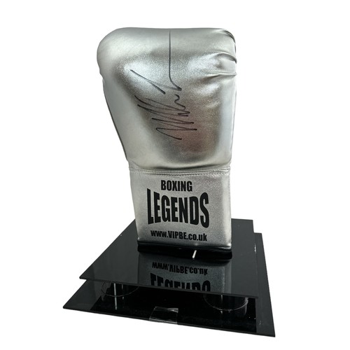 328 - Mike Tyson, signed Mike Tyson Boxing Legends boxing glove with a certificate of authenticity issued ... 