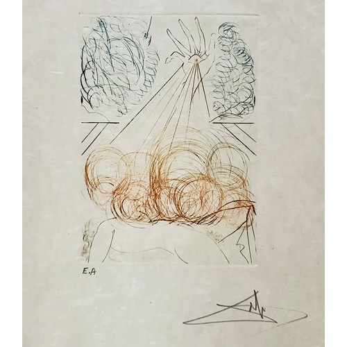 376 - Salvador Dali (Spanish, 1904-1989), ‘The Merry Wives of Windsor’ original colour etching from Shakes... 