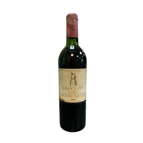 213 - GRAND VIN DE CHATEAU LATOUR 1964 Pauillac Bordeaux, 75cl single bottle, no strength given.