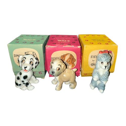 241 - 1950s onwards Wade TV Pets trio, generally excellent to good plus in good plus boxes, with Bengo No.... 