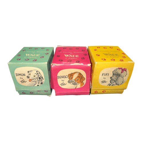 241 - 1950s onwards Wade TV Pets trio, generally excellent to good plus in good plus boxes, with Bengo No.... 