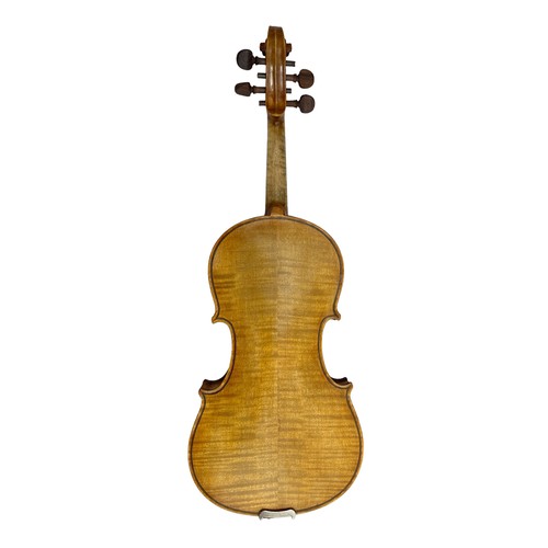 319 - Late 19th century violin. Inscribed inside 'Copy of Antonius Stadivarius Fecit Dresdae anno.' In woo... 