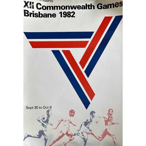 333 - 1982 Commonwealth Games Brisbane six original posters, to include; “Up, Up, and Away” Queensland pos... 