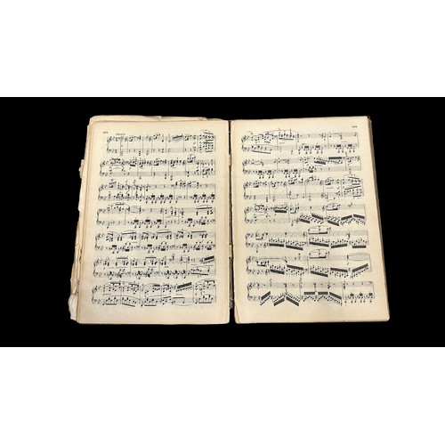 324 - Music related books and scores, extensive range especially in regards to antique music scores, to in... 