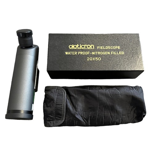 300 - Opticron, an Opticron Mighty Midget Water Proof Field Scope 20x50mm. In original box of issue, with ... 