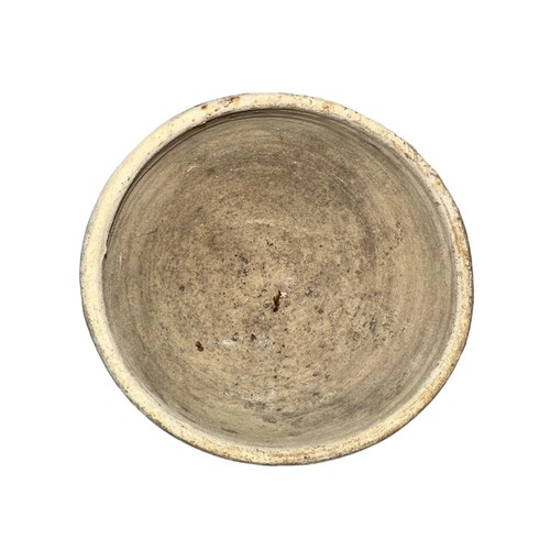 347 - Roman, terracotta round vessel / bowl 2nd-4th century A.D. Without flat base, height 9cm, diameter 1... 