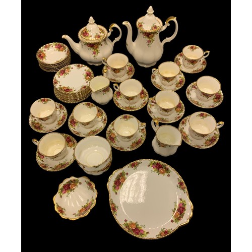 233A - Royal Albert, 48 piece Royal Albert Old Country Roses tea / coffee wares, to include; Teapot, Coffee... 