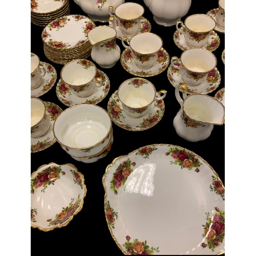 233A - Royal Albert, 48 piece Royal Albert Old Country Roses tea / coffee wares, to include; Teapot, Coffee... 