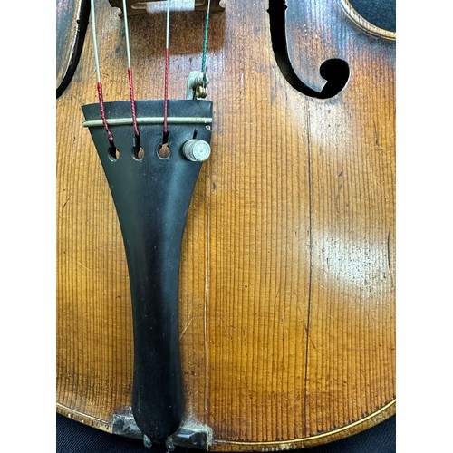 309 - A John Betts Violin Copy -  Paper pencilled inside ' No.34, John Betts Near Northgate, The Royal Exc... 