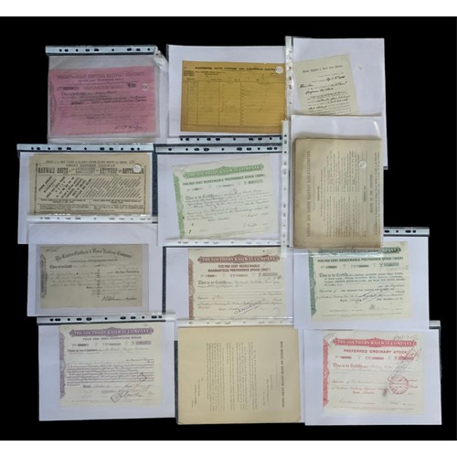 326 - Large accumulation of railway ephemera, 19th Century onwards, including maps, accident reports, shar... 