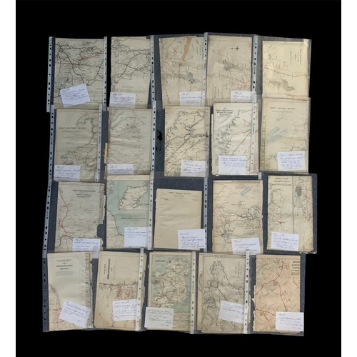 326 - Large accumulation of railway ephemera, 19th Century onwards, including maps, accident reports, shar... 