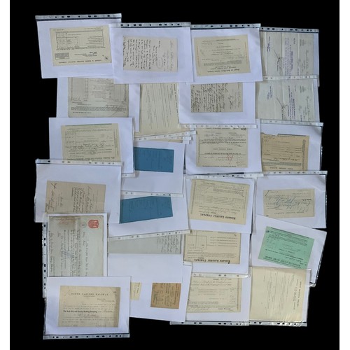 326 - Large accumulation of railway ephemera, 19th Century onwards, including maps, accident reports, shar... 