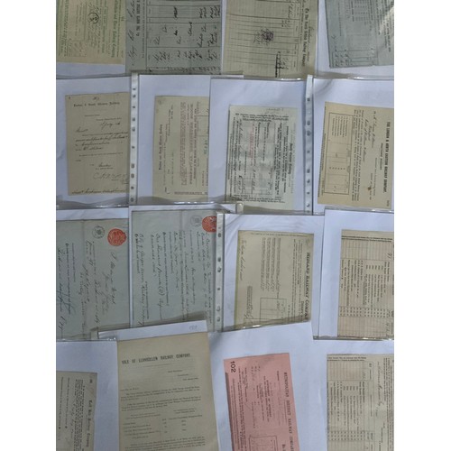 326 - Large accumulation of railway ephemera, 19th Century onwards, including maps, accident reports, shar... 