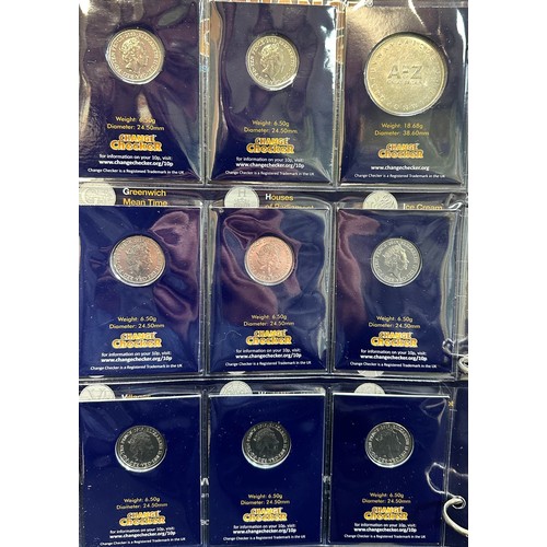 245 - The A-Z of Great Britain 10p Collection, all 26 uncirculated on card, with completer medallion, in C... 