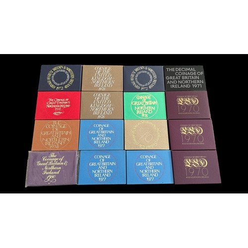 241 - Collection of proof cased sets FDC (17) with 1970 (3), 71, 72 (2), 73, 74, 75, 76, 77 (3), 78 (2), 8... 