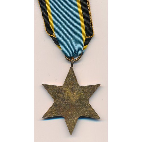 9 - Second World War, The Air Crew Europe Star, un-inscribed, with ribbon.