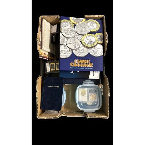 262 - World coin and medallion collection with case set of 16 gold plated US Presidential Dollars with Wes... 