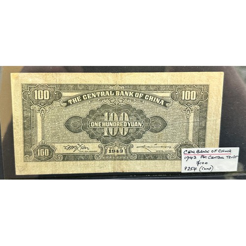 301 - Central Bank of China banknote collection (100+), in an album, in variable condition with 1928 $50 (... 