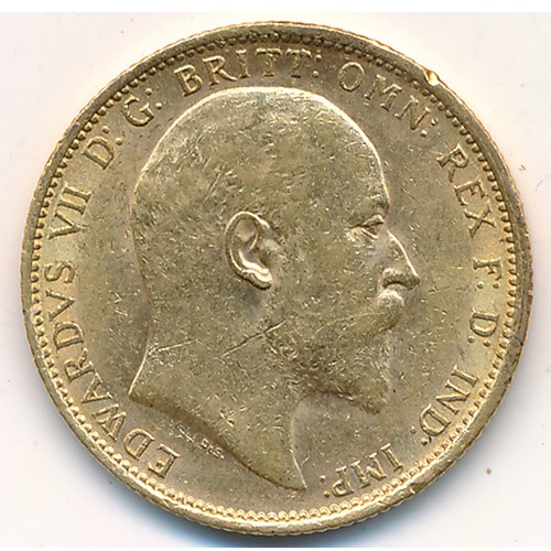 230 - Edward VII 1907S full sovereign very fine