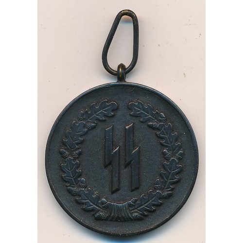 39 - Germany – Second World War, Third Reich, SS four year service Medal, 4th Class Long Service Medal aw... 